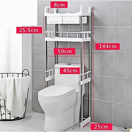 Étagères de toilette à 3 niveaux